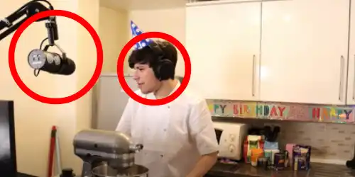 GeorgeNotFound Headphones and Microphone