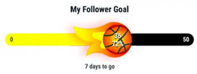 stock image of Streamlabs prime subscriber goal widget