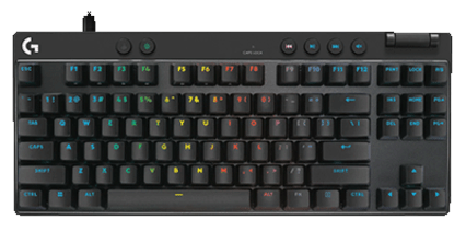 Logitech G Pro X TKL RAPID White Keyboard